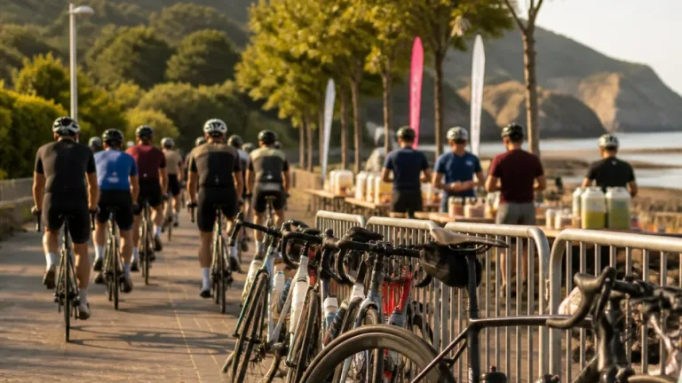 La II Basotik Txirrindulari Festa reúne a 600 personas en Deba y completa un recorrido de 89 km