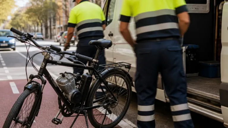 Multado con 500 € un ciclista por circular a 50 km/h en una bici 'trucada' tras el nuevo reglamento